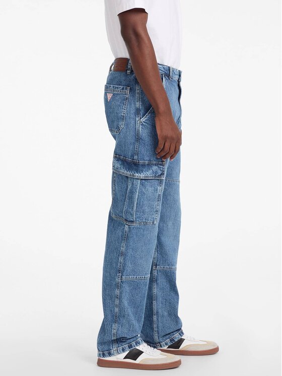 Guess Jeans Guess Jeans Jeansy 170141 Niebieski Regular Fit