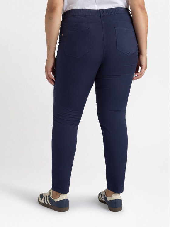 Fiorella Rubino Fiorella Rubino Spodnie materiałowe P714T004796N024 Niebieski Skin Fit