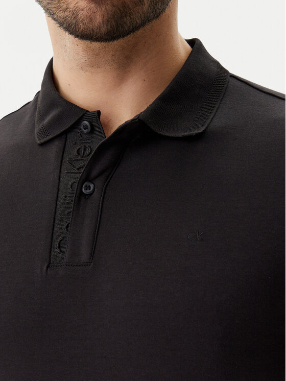 Calvin Klein Calvin Klein Tricou polo K10K114135 Negru Regular Fit