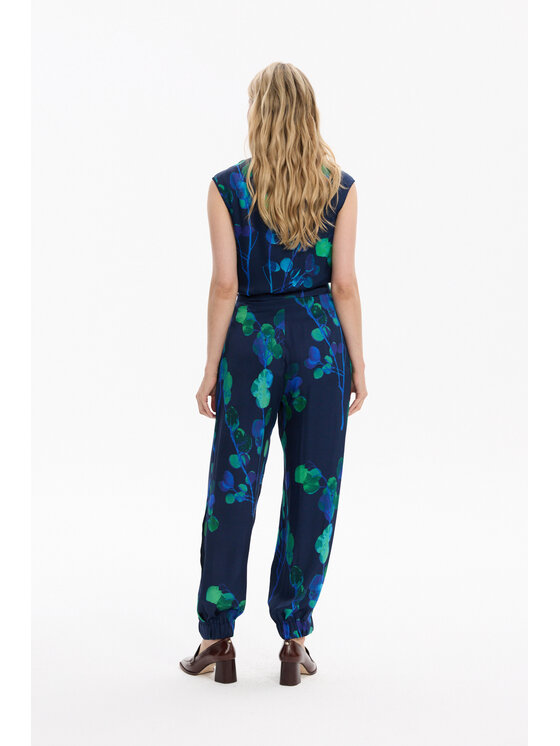 Deni Cler Milano Deni Cler Milano Spodnie materiałowe W-DC-5265-F5-D7-56-1 Kolorowy Oversize