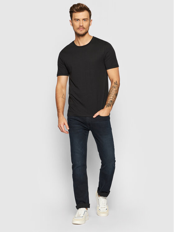 Selected Homme T Shirt The Perfect 16057141 Czarny Regular Fit Modivo.pl