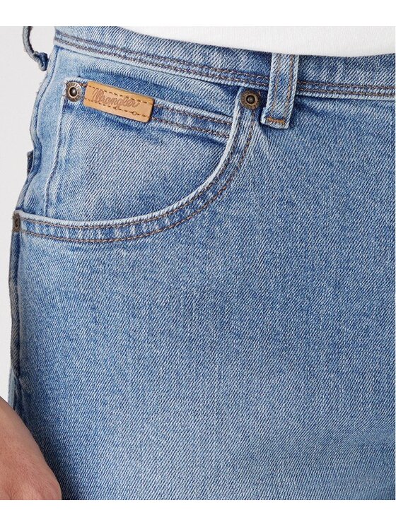 Wrangler Wrangler Jeansy TEXAS SLIM Niebieski Slim Fit