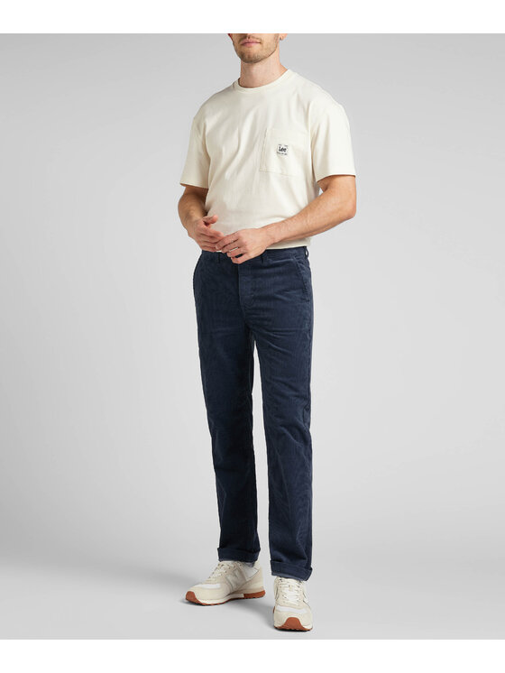 Lee Lee Pantaloni chino L71FQE50 Blu scuro Regular Fit