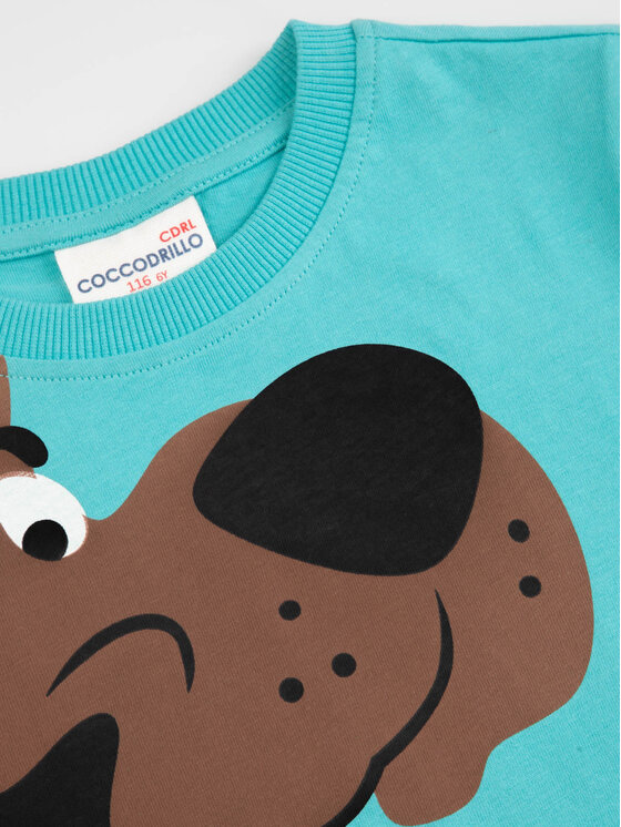 T-shirt WC3143202LIB Turchese Regular Fit