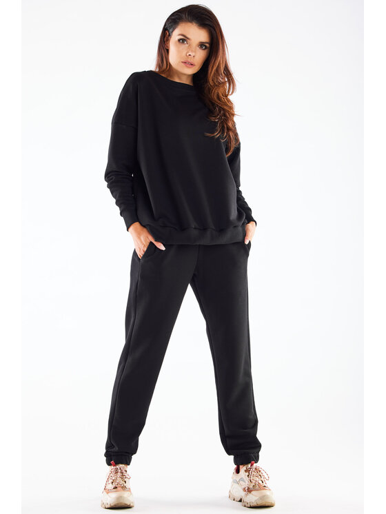 Infinite You Infinite You Mikina M276 Čierna Basic Fit