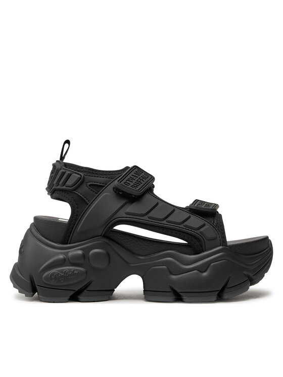 Buffalo Buffalo Sandalen Binary Track 1602159 Schwarz