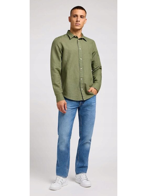 Lee Lee Jeansy Daren Zip Fly Niebieski Regular Fit
