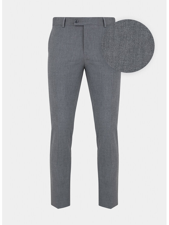 Pako Lorente Pako Lorente Spodnie garniturowe P22SF-6G-007 Szary Slim Fit