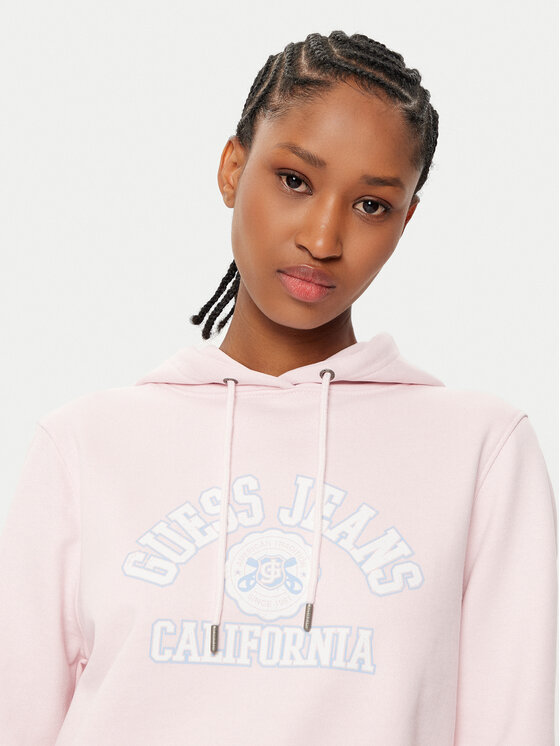 Guess Guess Μπλούζα W5RQ29 K68I4 Μπεζ Regular Fit