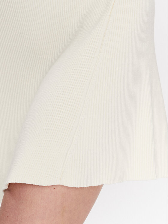 PINKO Pinko Trikotāžas kleita 101227 A0TU Balts Regular Fit