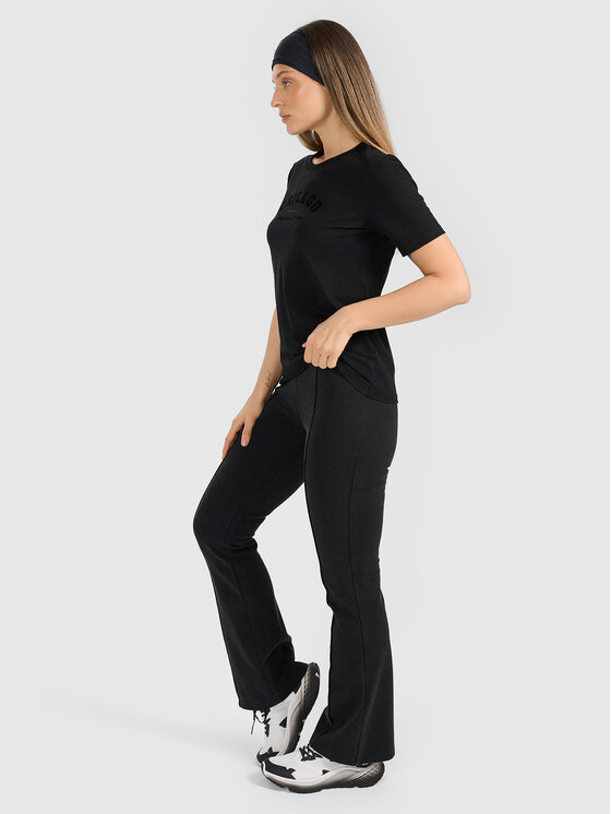 4F 4F Legginsy AMERICAN DREAM Czarny Slim Fit