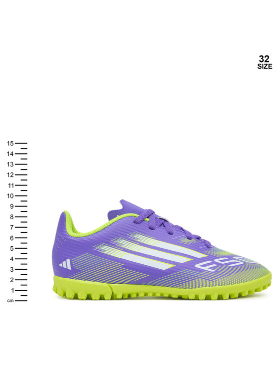 adidas adidas Buty do piłki nożnej F50 Club Turf Boots Kids JI0039 Fioletowy