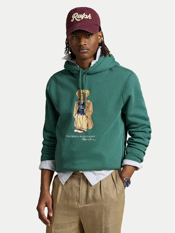 Polo Ralph Lauren Polo Ralph Lauren Majica dugih rukava 710973162001 Zelena Regular Fit