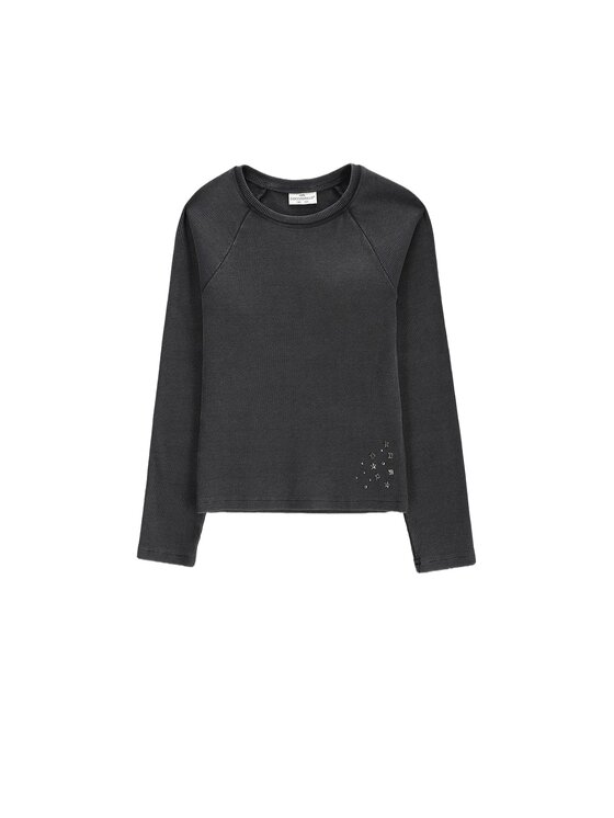 Coccodrillo Coccodrillo Longsleeve ZC6143104TGJ-021 Czarny Regular Fit
