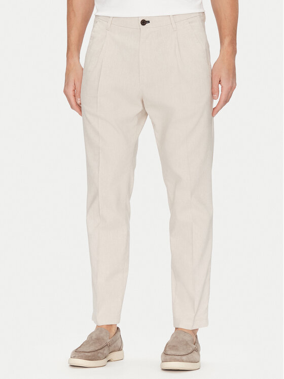 JOOP! Jeans Chino nohavice 15 JJF-100Lead2 30046561 Béžová Loose Fit