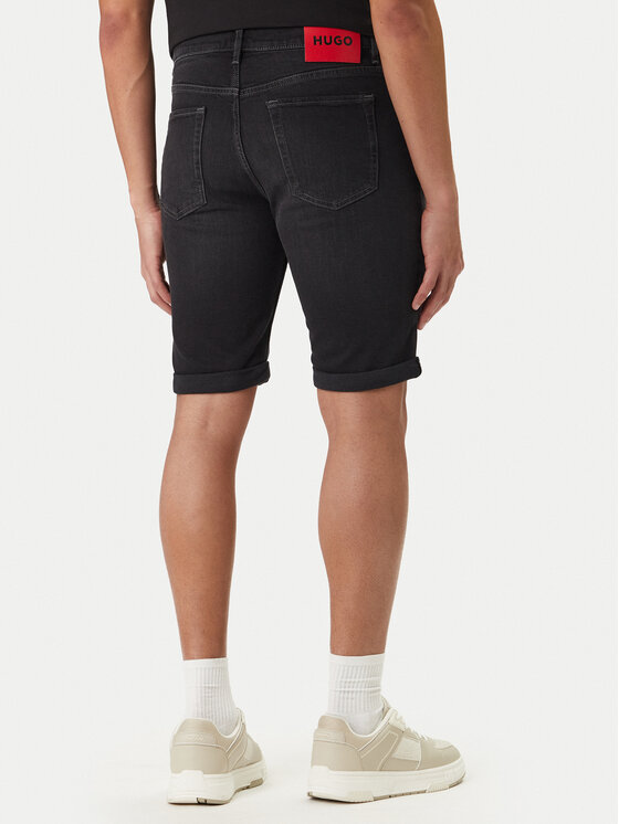 HUGO HUGO Pantaloni scurți de blugi 50561639 Gri Tapered Fit