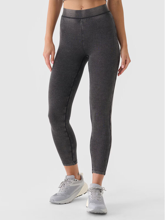 4F 4F Leggings 4FRAW24TTIGF250-20S Nero Slim Leg