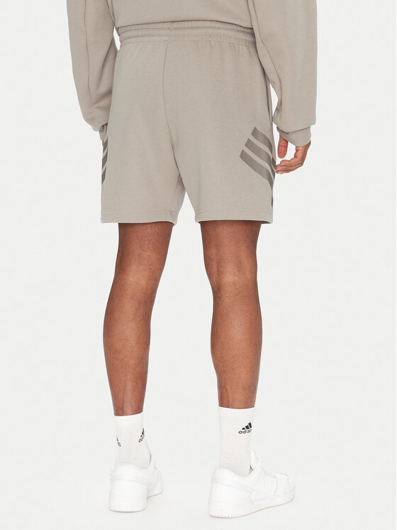 adidas adidas Спортни шорти Future Icons 3-Stripes JD4882 Бежов Regular Fit
