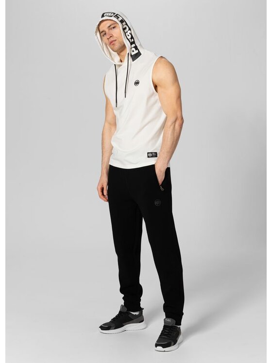 PITBULL PITBULL Tank top Tank Biały Regular Fit