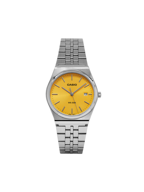 Casio Hodinky MTP-B145D-9AVEF Strieborná