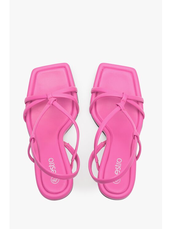 Estro Estro Sandále ER00113373 Ružová