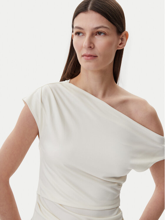 BOSS BOSS Bluse Etrima2 50540862 Creme Slim Fit