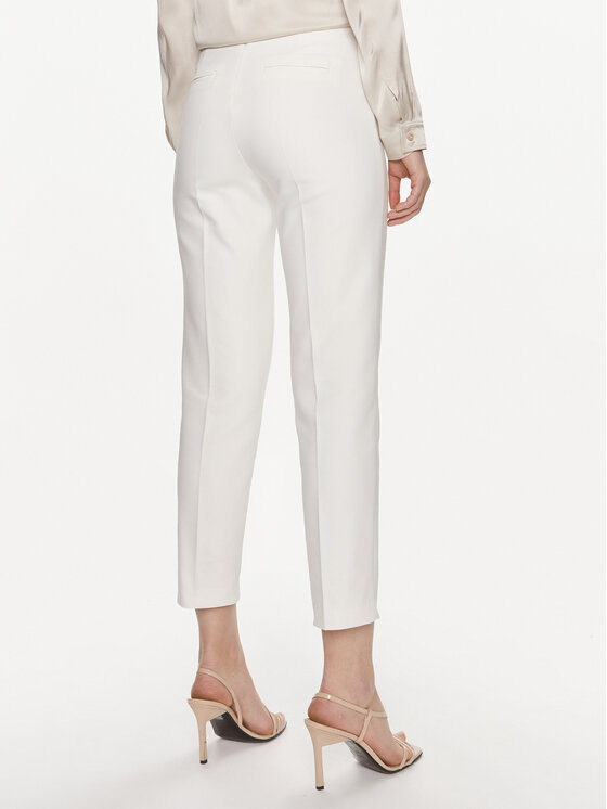 Morgan Morgan Pantaloni di tessuto 241-PBACI.F Écru Regular Fit