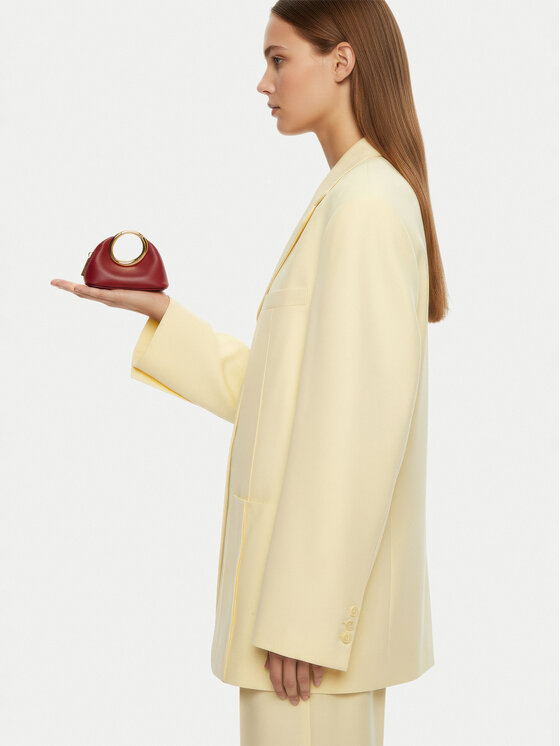 JACQUEMUS JACQUEMUS Peňaženka na mince Le Porte Calino 25E251SL142-3171 Červená
