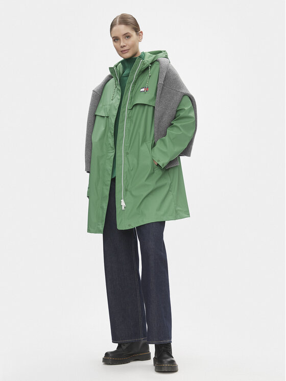 Tommy Jeans Tommy Jeans Демісезонна куртка Chicago DW0DW15949 Зелений Regular Fit