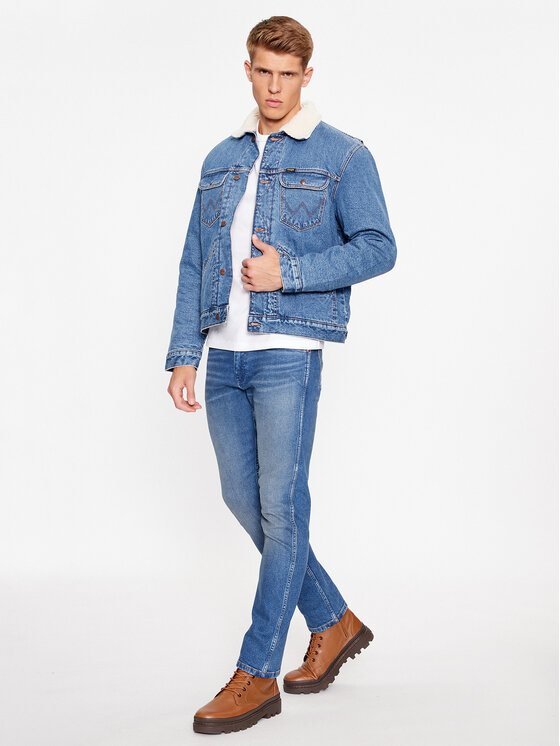Wrangler Wrangler Jeansy 11Mwz 112341313 Niebieski Slim Fit