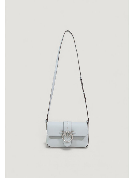 PINKO PINKO Τσάντα LOVE ONE MINI SLOUCHY FL VITELLO Μαύρο