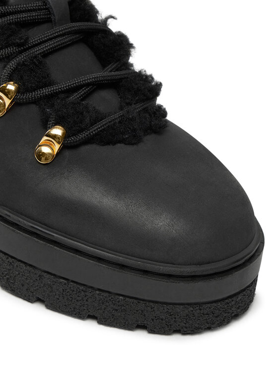 Pollini Pollini Μποτάκια SA21254H0LTOA00A Μαύρο