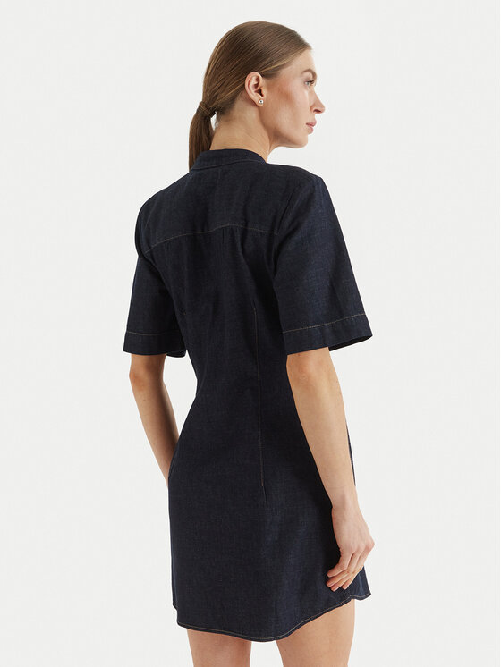 Calvin Klein Jeans Calvin Klein Jeans Džinsinė suknelė LV047F797G Tamsiai mėlyna Regular Fit