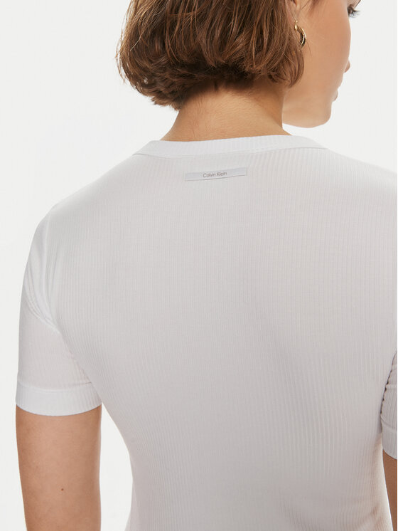 Calvin Klein Calvin Klein T-shirt K20K206553 Bijela Slim Fit