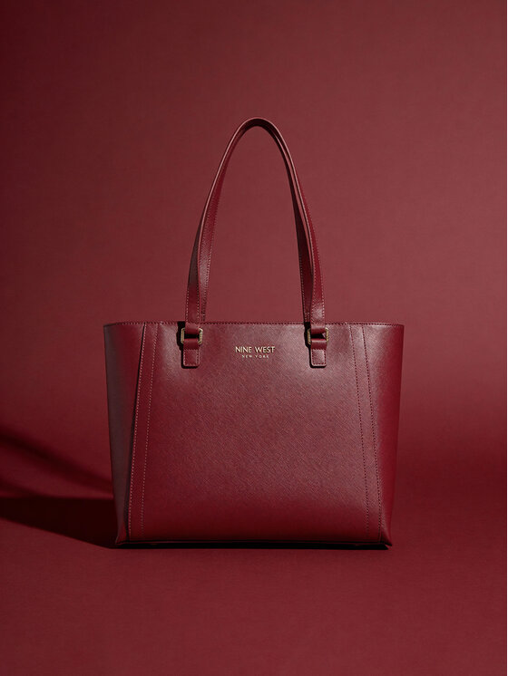 Nine West Nine West Τσάντα CEO-Midtown Maven-LX9844 Μπορντό