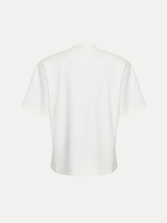 La Mania La Mania T-Shirt CHUCK Biały Basic Fit