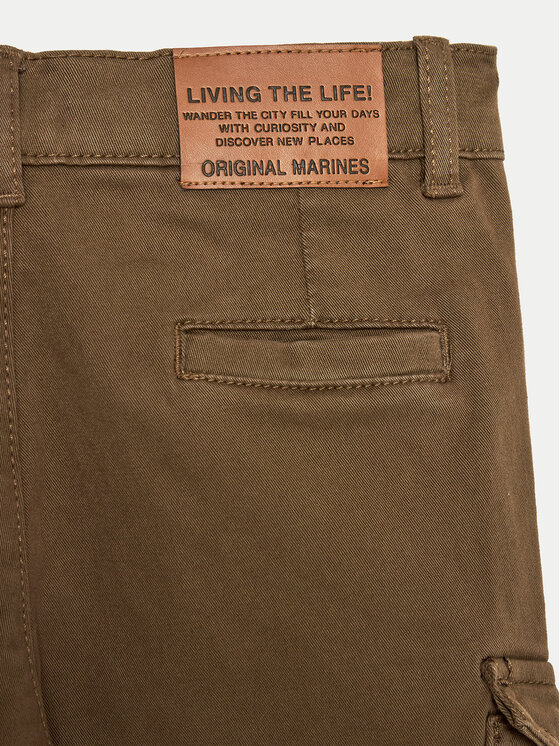 Original Marines Original Marines Spodnie materiałowe DEA2569B Brązowy Regular Fit