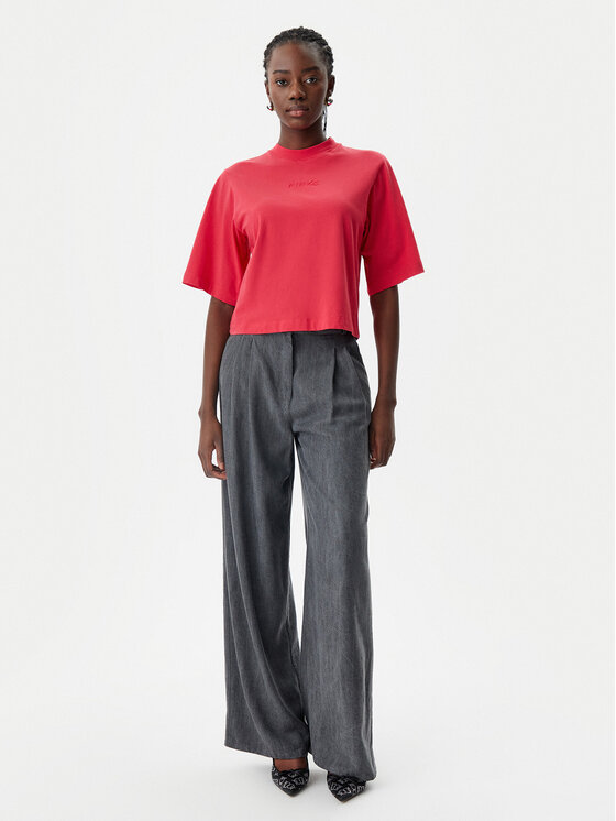 PINKO PINKO T-Shirt 104604 A2F8 O57 Czerwony Regular Fit