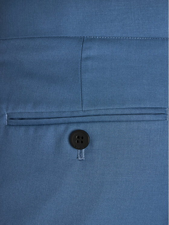 Sisley Sisley Hlače 4KI356Y89 Plava Slim Fit