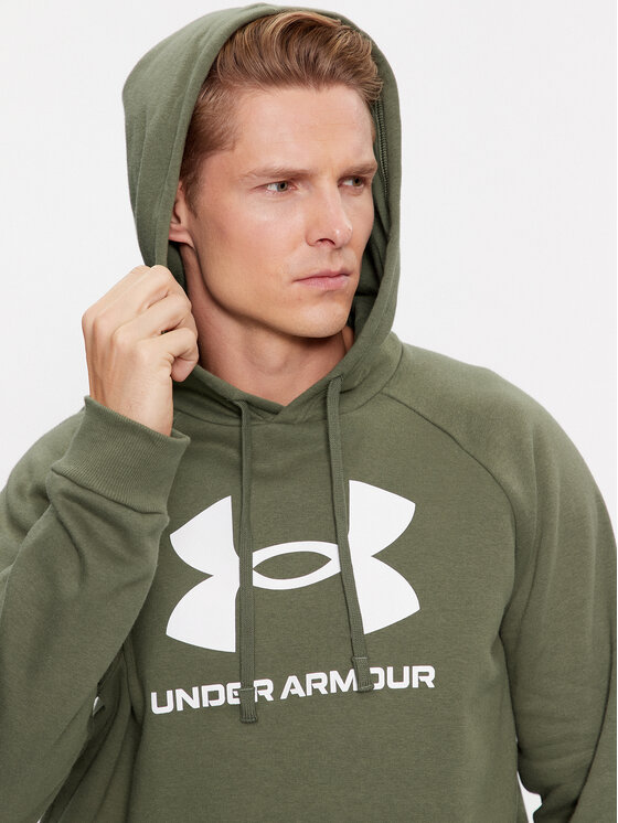 Under Armour Under Armour Bluza Ua Rival Fleece Logo Hd 1379758 Khaki Loose Fit