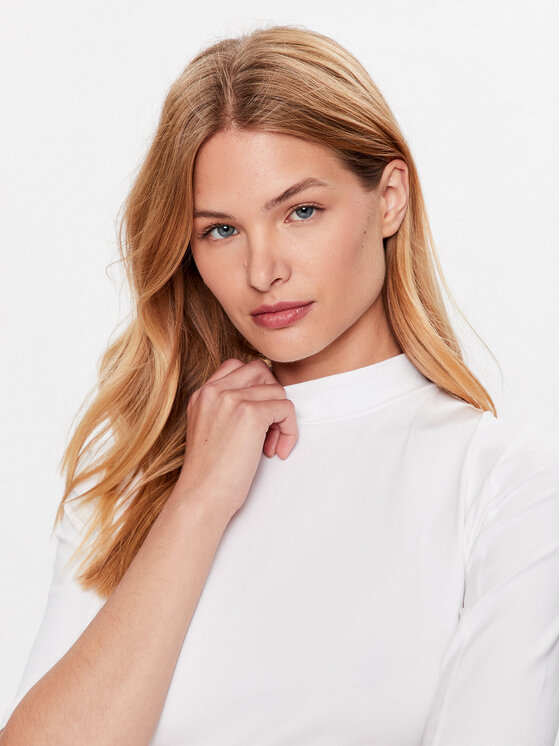 Calvin Klein Calvin Klein T-Shirt K20K205851 Biały Slim Fit