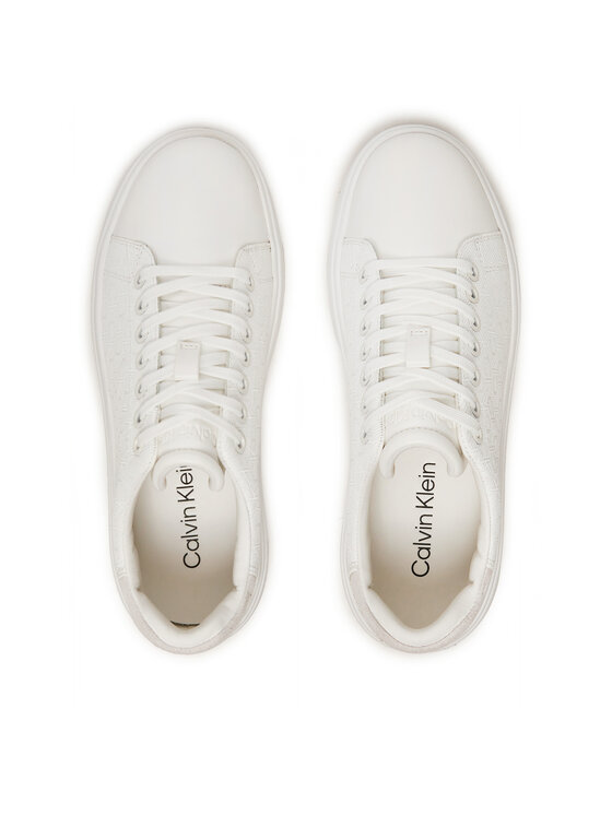 Calvin Klein Calvin Klein Tenisice Cupsole Lace Up Mono HW0HW02445 Bijela