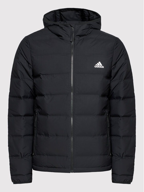 adidas adidas Puhovka Helionic Hooded BQ2001 Črna Slim Fit