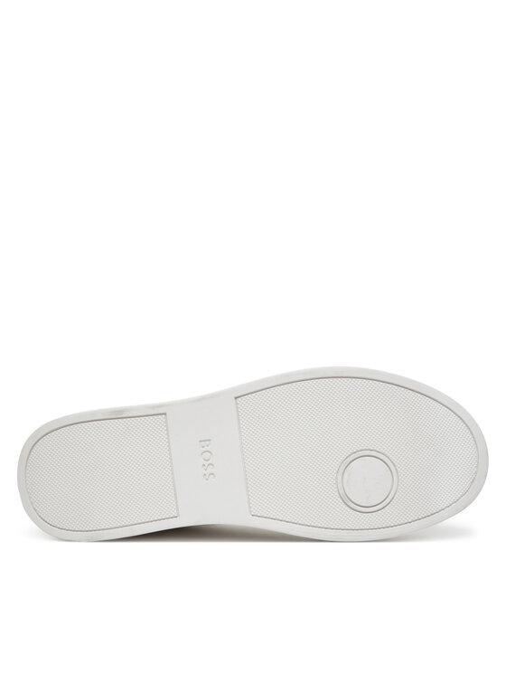 BOSS BOSS Sneakers aus Stoff Morrie_Slon_rnmono 50541649 Weiß