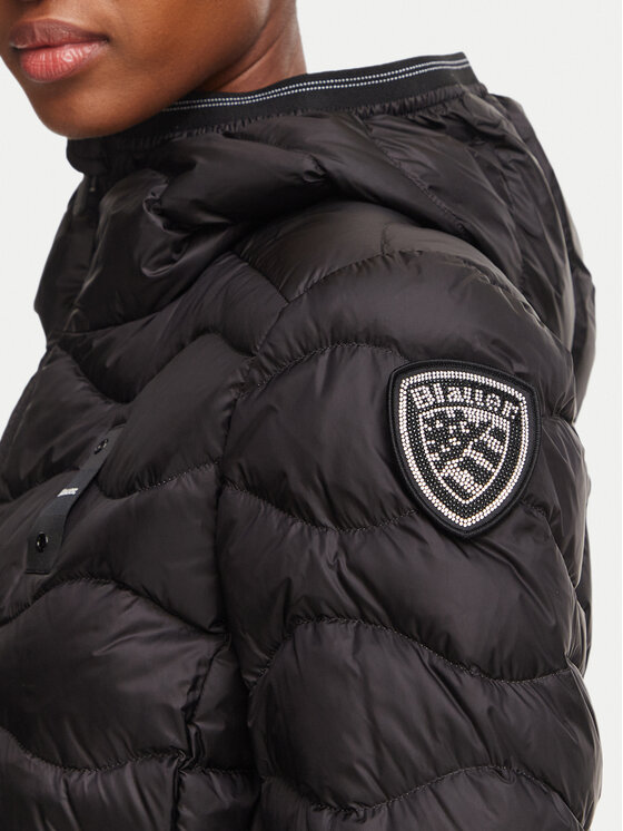 Blauer Blauer Ziemas jaka Camelia 26WBLDC03033 Melns Regular Fit