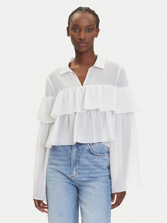ONLY ONLY Блузка Suzzi 15360661 Білий Regular Fit