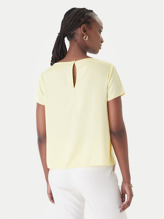 Rinascimento Rinascimento Blūze CFC0127880003 Dzeltens Regular Fit