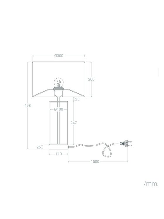 MIAhome MIAhome Lampa stołowa z metalu i szkła z włącznikiem dotykowym Złoty