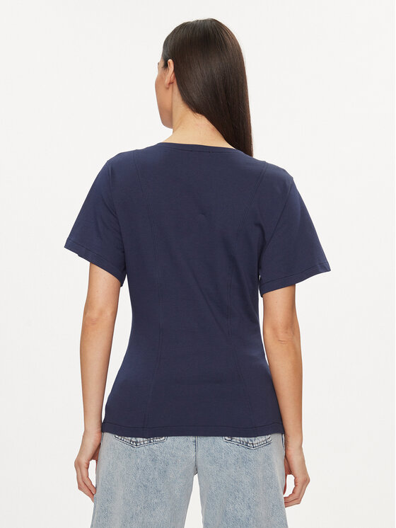 United Colors Of Benetton United Colors Of Benetton Tričko 3BL0D106A Tmavomodrá Regular Fit