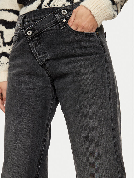 Please Please Jeans hlače P20WCHPW4A Črna